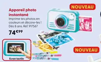 La Grande Récré Appareil photo instantané offre