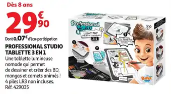 Auchan Professional studio tablette 3 en 1 offre