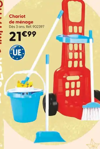 La Grande Récré Chariot de ménage offre