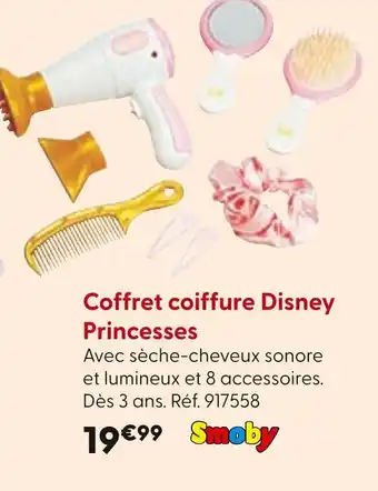 La Grande Récré SMOBY Coffret coiffure disney princesses offre
