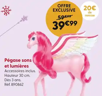La Grande Récré Pégase sons et lumières offre
