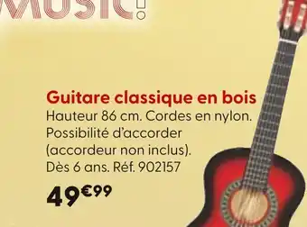La Grande Récré Guitare classique en bois offre
