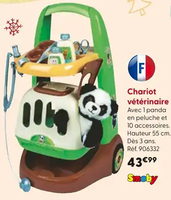 La Grande Récré SMOBY Chariot vétérinaire offre