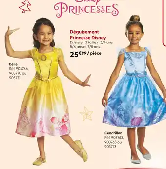 La Grande Récré Disney Déguisement Princesse Belle offre