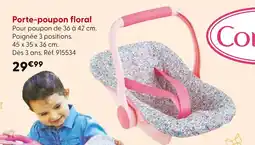 La Grande Récré Porte-poupon floral offre