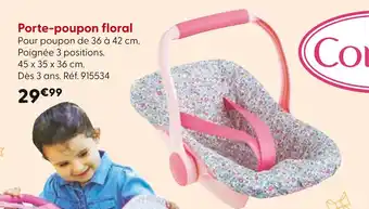 La Grande Récré Porte-poupon floral offre