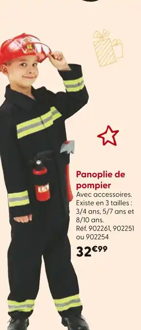La Grande Récré Panoplie de pompier offre