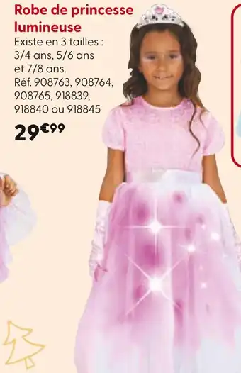La Grande Récré Robe de princesse lumineuse offre