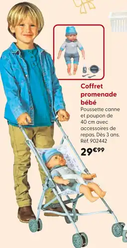 La Grande Récré Coffret promenade bébé offre