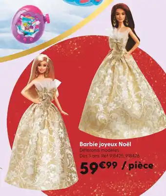 La Grande Récré Barbie Barbie joyeux Noël offre