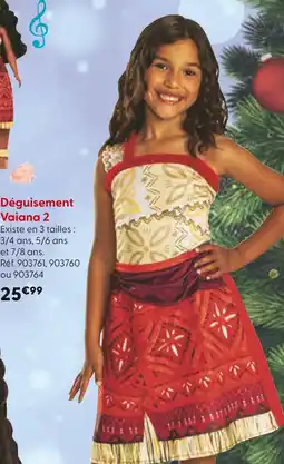 La Grande Récré Déguisement Vaiana 2 offre