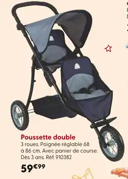 La Grande Récré Poussette double offre