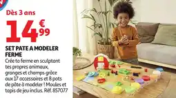Auchan Set pate a modeler ferme offre