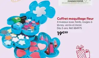 La Grande Récré Coffret maquillage fleur offre