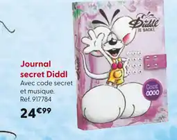 La Grande Récré Journal secret Diddl offre