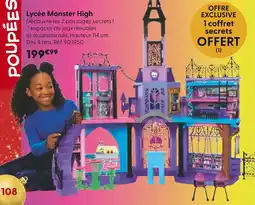 La Grande Récré Lycée Monster High offre