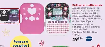 La Grande Récré VTECH Kidisecrets selfie music offre