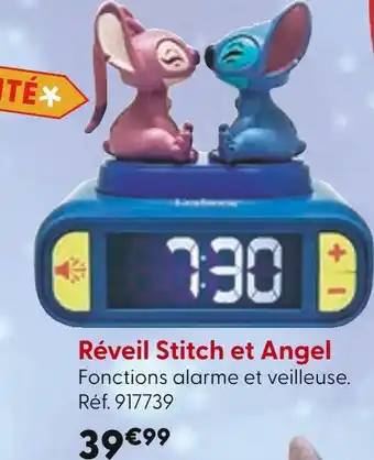La Grande Récré Stitch Réveil Stitch et Angel offre