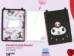 La Grande Récré KUROMI Carnet et stylo offre