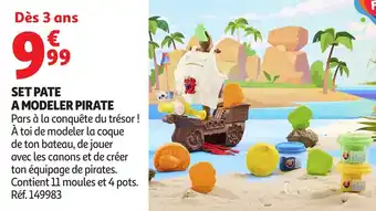 Auchan Set pate a modeler pirate offre
