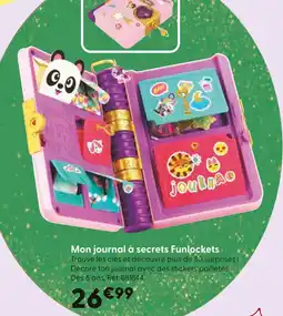 La Grande Récré Funlockets Mon journal à secrets offre