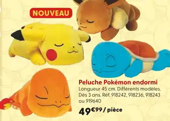 La Grande Récré Peluche pokémon endormi offre