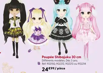 La Grande Récré Shibajuku Poupée 30 cm offre
