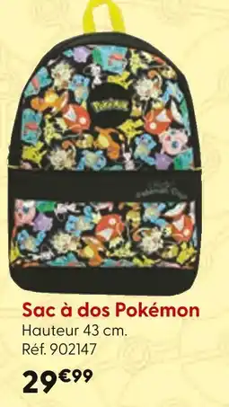 La Grande Récré POKEMON Sac à dos offre