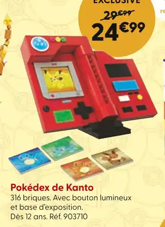 La Grande Récré Pokédex de Kanto offre