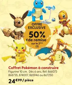 La Grande Récré Pokémon Coffret Pokémon à construire offre