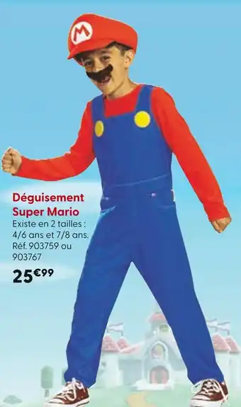 La Grande Récré Super Mario Déguisement Super Mario offre