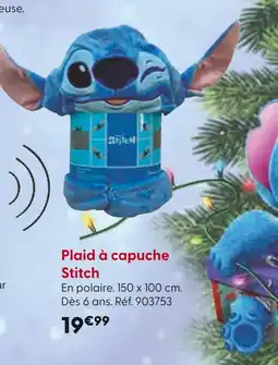 La Grande Récré Plaid à capuche stitch offre