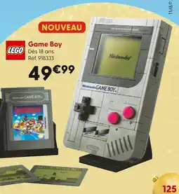 La Grande Récré LEGO Game Boy offre