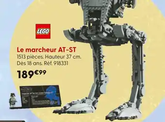La Grande Récré LEGO Le marcheur AT-ST offre