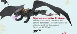 La Grande Récré Figurine interactive Krokmou offre