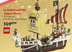 La Grande Récré LEGO Le bateau pirate Vogue Merry offre