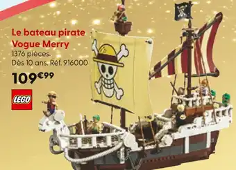 La Grande Récré LEGO Le bateau pirate Vogue Merry offre
