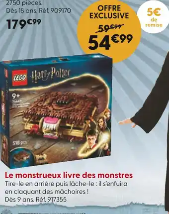 La Grande Récré LEGO Le monstrueux livre des monstres offre