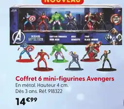 La Grande Récré AVENGERS Coffret 6 mini-figurines offre