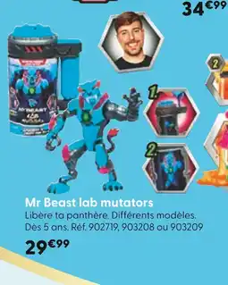 La Grande Récré Mr Beast lab mutators offre