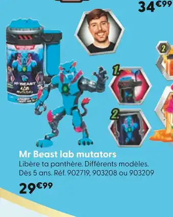 La Grande Récré Mr Beast lab mutators offre
