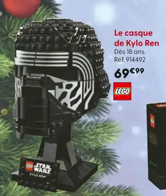 La Grande Récré LEGO Le casque de Kylo Ren offre