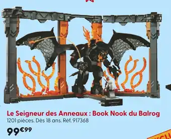 La Grande Récré Le Seigneur des Anneaux : Book Nook du Balrog offre
