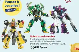 La Grande Récré Robot transformable offre