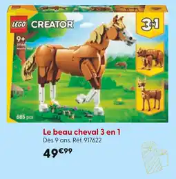 La Grande Récré LEGO Le beau cheval 3 en 1 offre