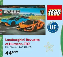 La Grande Récré LEGO Lamborghini Revuelto et Huracán STO offre