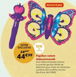 La Grande Récré Papillon volant télécommandé offre