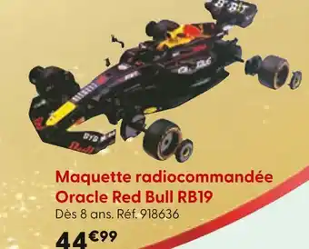 La Grande Récré Maquette radiocommandée Oracle Red Bull RB19 offre