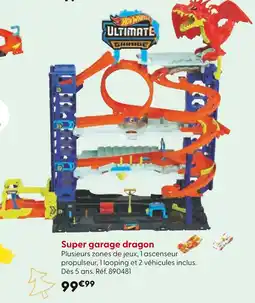 La Grande Récré Hot Wheels Super garage dragon offre