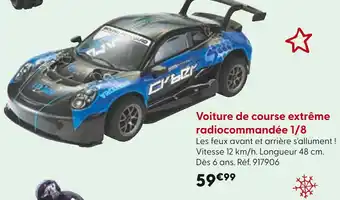 La Grande Récré Voiture de course extrême radiocommandée 1/8 offre